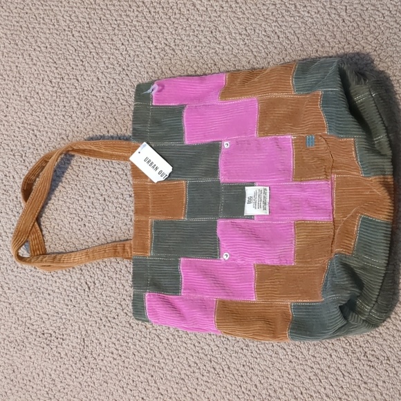 URBAN OUTFITTERS BDG Patchwork Corduroy Tote Bag - Picture 8 of 8
